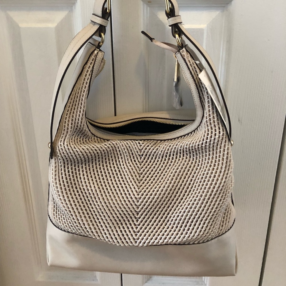 French Connection Winter White Hobo